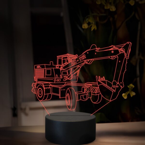 Beling 3D lampa, DH 112, 16 farebná, BA09