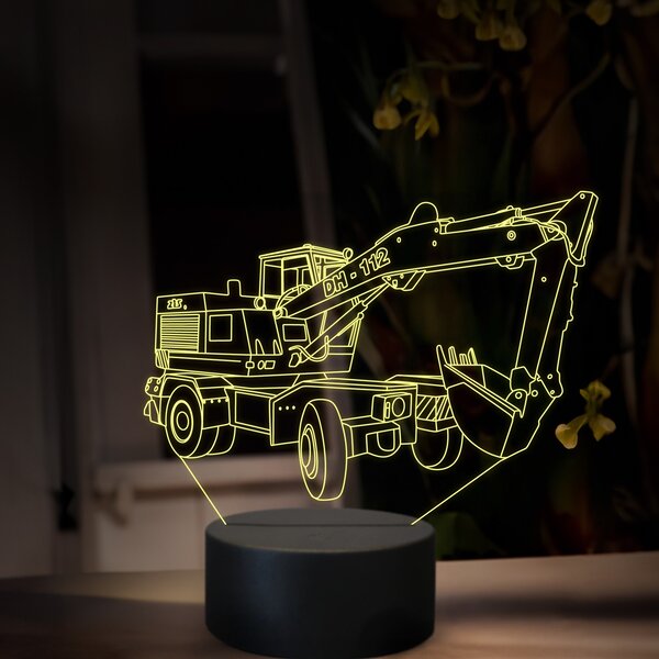 Beling 3D lampa, DH 112, 16 farebná, BA09
