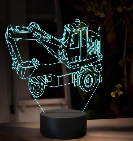 Beling 3D lampa, DH 113, 16 farebná, BA10