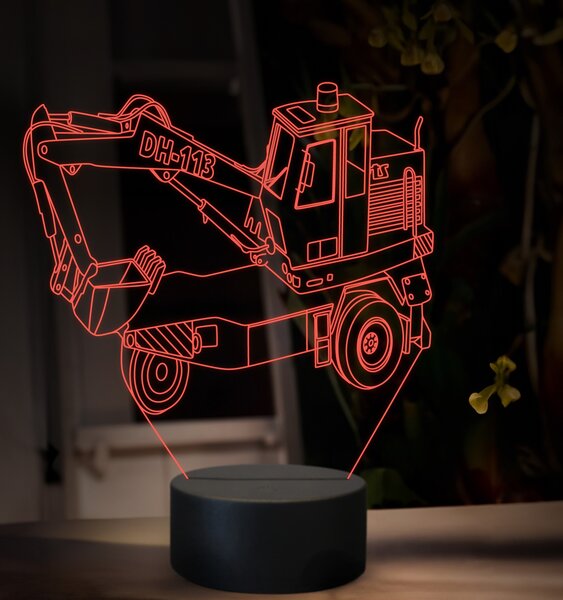 Beling 3D lampa, DH 113, 16 farebná, BA10
