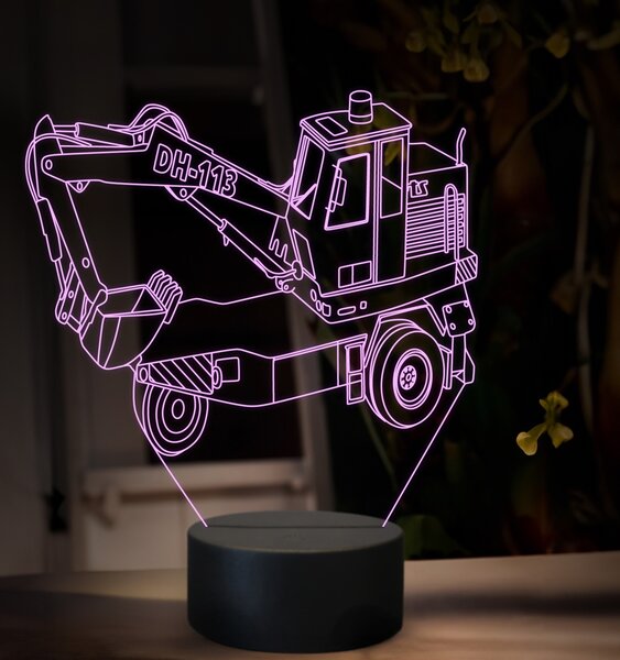 Beling 3D lampa, DH 113, 16 farebná, BA10