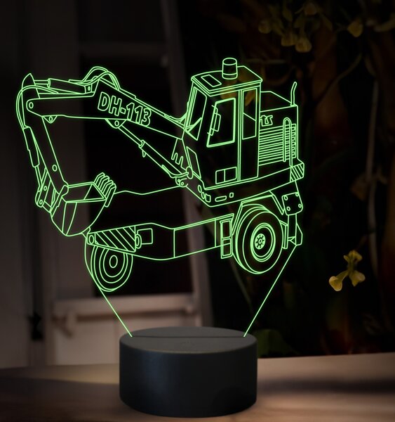 Beling 3D lampa, DH 113, 16 farebná, BA10