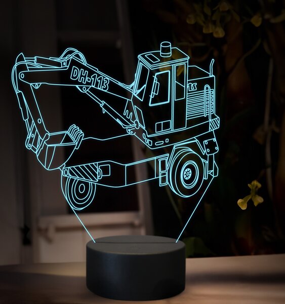 Beling 3D lampa, DH 113, 16 farebná, BA10