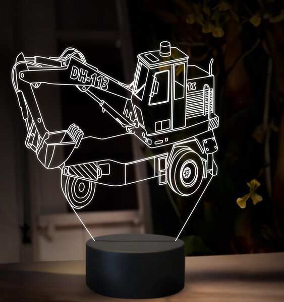 Beling 3D lampa, DH 113, 16 farebná, BA10