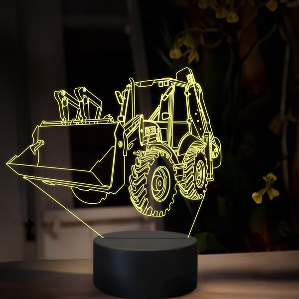 Beling 3D lampa, JCB 4CX, 16 farebná, BA12