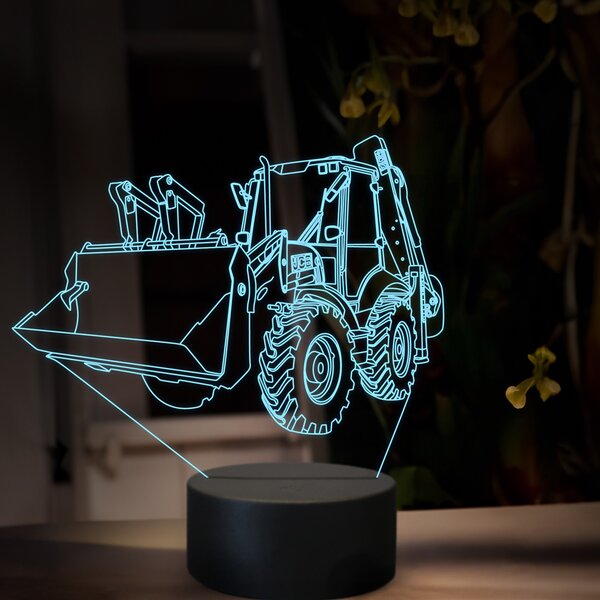 Beling 3D lampa, JCB 4CX, 16 farebná, BA12
