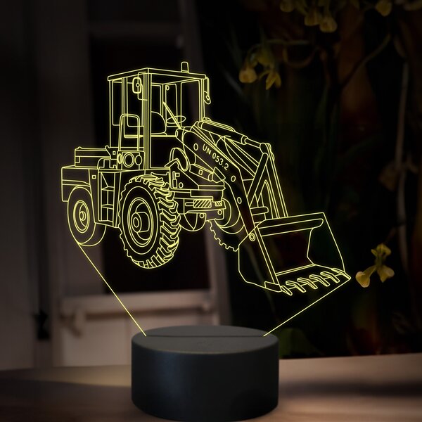 Beling 3D lampa, Unc 053, 16 farebná, BA15