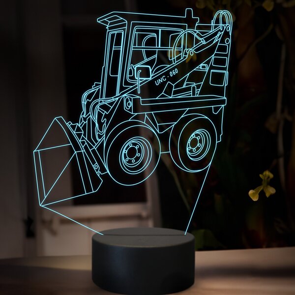 Beling 3D lampa, Unc 060, 16 farebná, BA16