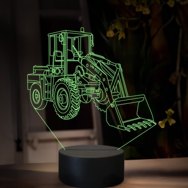 Beling 3D lampa, Unc 053, 16 farebná, BA15
