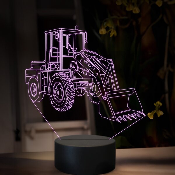 Beling 3D lampa, Unc 053, 16 farebná, BA15