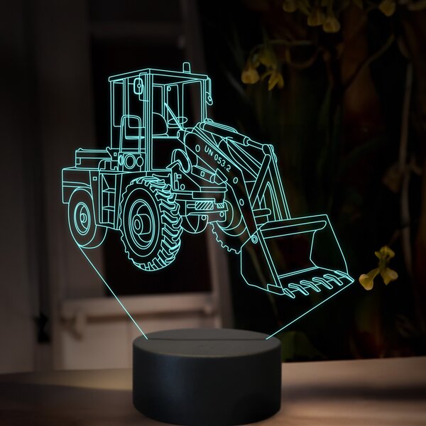 Beling 3D lampa, Unc 053, 16 farebná, BA15