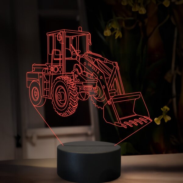 Beling 3D lampa, Unc 053, 16 farebná, BA15