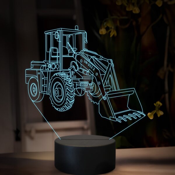 Beling 3D lampa, Unc 053, 16 farebná, BA15