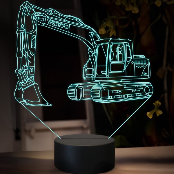Beling 3D lampa, Volvo EC 140, 16 farebná, BA17
