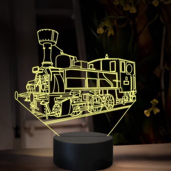 Beling 3D lampa, Parný rušeň 300.6 ''Kafemlejnek', 16 farebná, SXR60