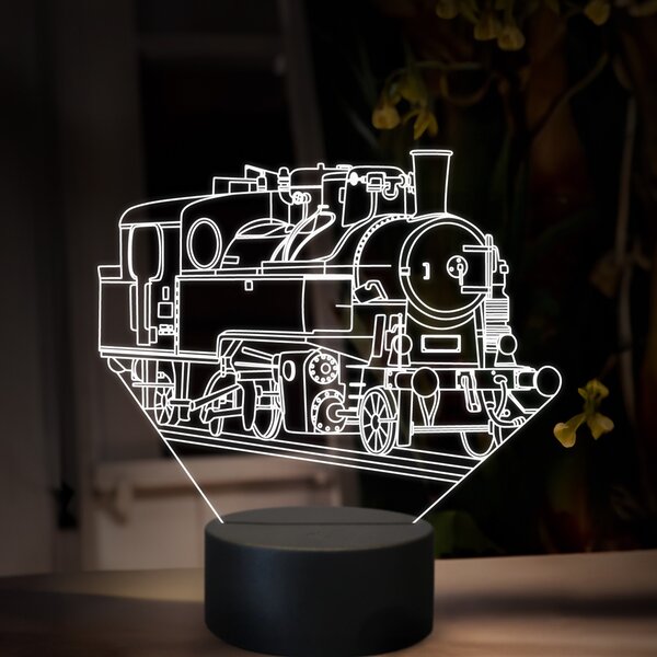 Beling 3D lampa, Parný rušeň 331.0, Uhranka-Maďarka, 16 farebná, SXR63