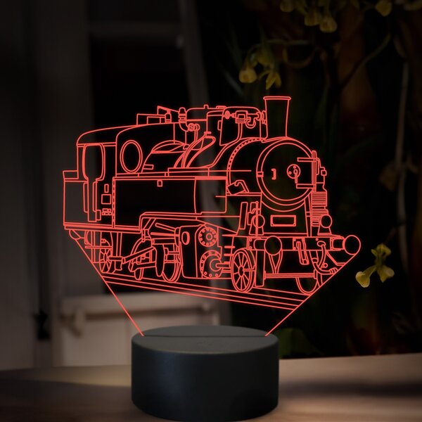 Beling 3D lampa, Parný rušeň 331.0, Uhranka-Maďarka, 16 farebná, SXR63