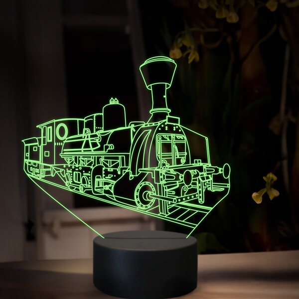 Beling 3D lampa, Parný rušeň 324.3 ''Tri-áčko'', 16 farebná, SXR62