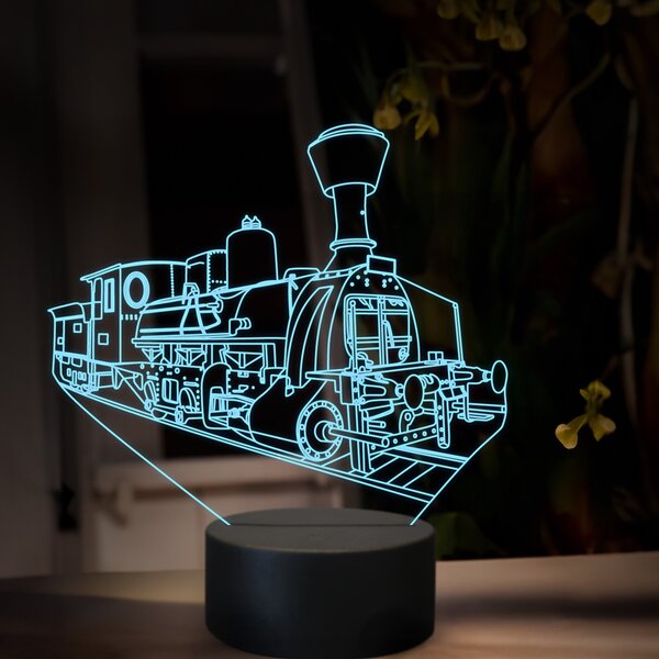 Beling 3D lampa, Parný rušeň 324.3 ''Tri-áčko'', 16 farebná, SXR62