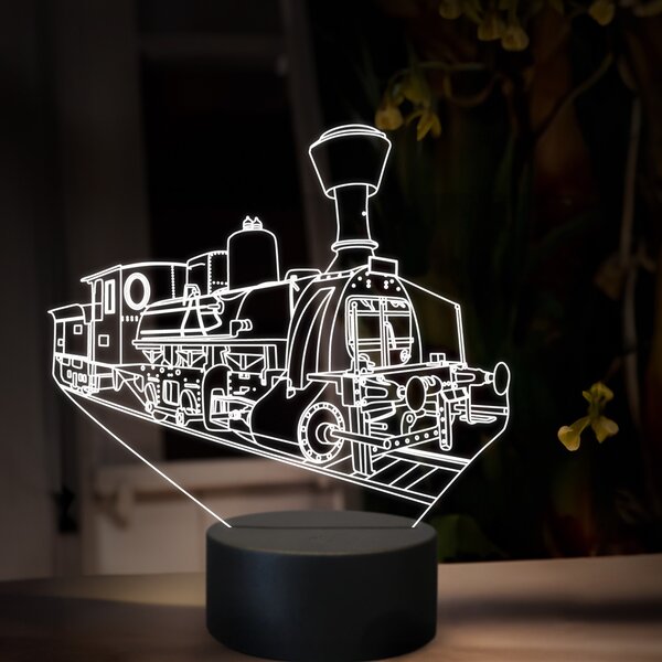 Beling 3D lampa, Parný rušeň 324.3 ''Tri-áčko'', 16 farebná, SXR62