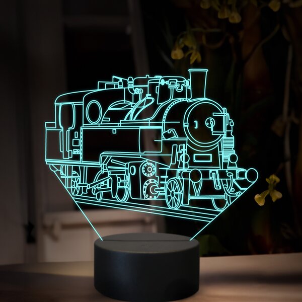 Beling 3D lampa, Parný rušeň 331.0, Uhranka-Maďarka, 16 farebná, SXR63