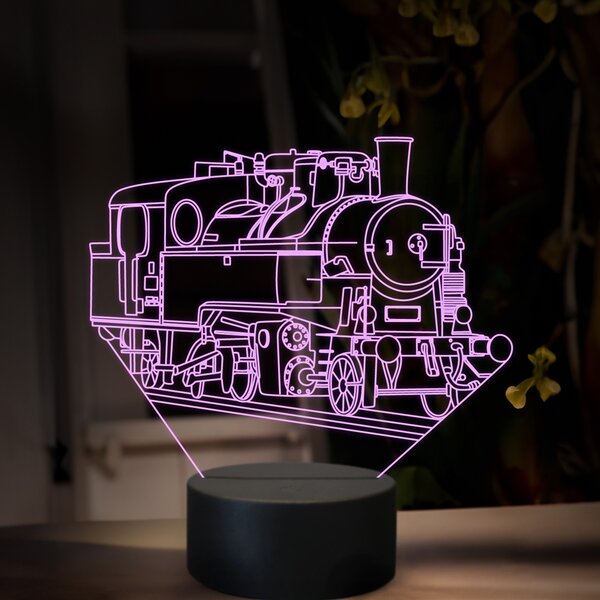 Beling 3D lampa, Parný rušeň 331.0, Uhranka-Maďarka, 16 farebná, SXR63