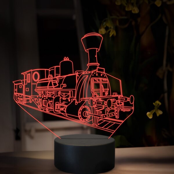 Beling 3D lampa, Parný rušeň 324.3 ''Tri-áčko'', 16 farebná, SXR62