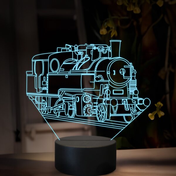 Beling 3D lampa, Parný rušeň 331.0, Uhranka-Maďarka, 16 farebná, SXR63