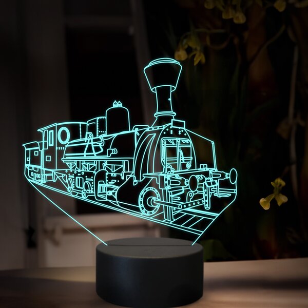 Beling 3D lampa, Parný rušeň 324.3 ''Tri-áčko'', 16 farebná, SXR62