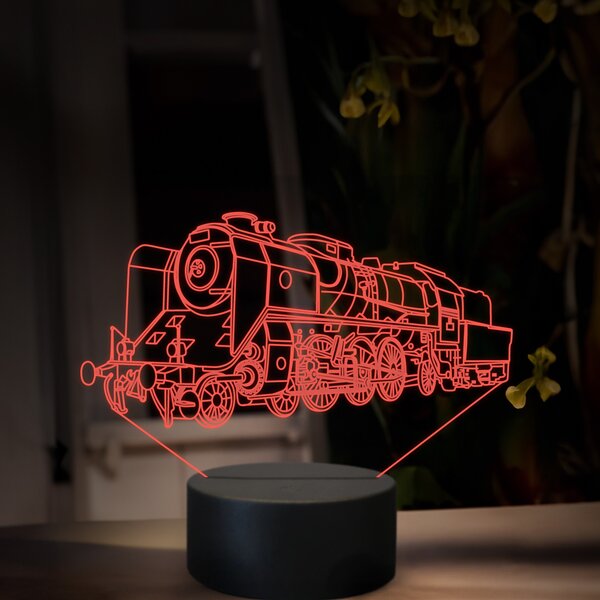 Beling 3D lampa, Parný rušeň 387.0 ''Mikádo'', 16 farebná, SXR66