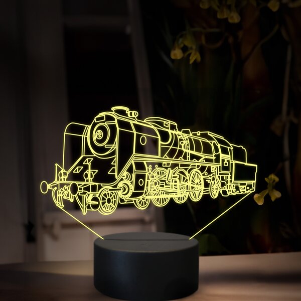 Beling 3D lampa, Parný rušeň 387.0 ''Mikádo'', 16 farebná, SXR66