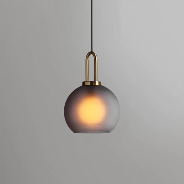 Toolight - Stropné svietidlo 20cm 1xE27 60W PP626-1CP, šedá, OSW-05630