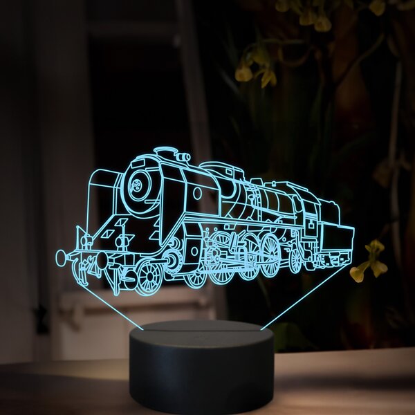 Beling 3D lampa, Parný rušeň 387.0 ''Mikádo'', 16 farebná, SXR66