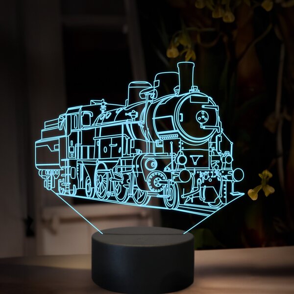 Beling 3D lampa, Parný rušeň 354.7, 16 farebná, SXR65