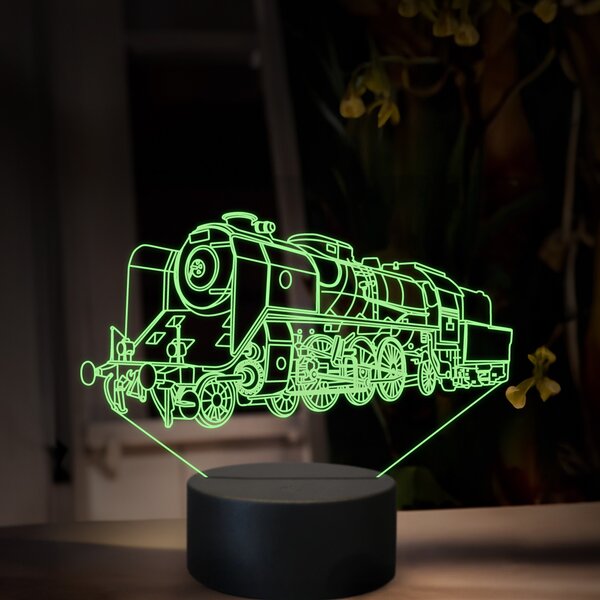 Beling 3D lampa, Parný rušeň 387.0 ''Mikádo'', 16 farebná, SXR66