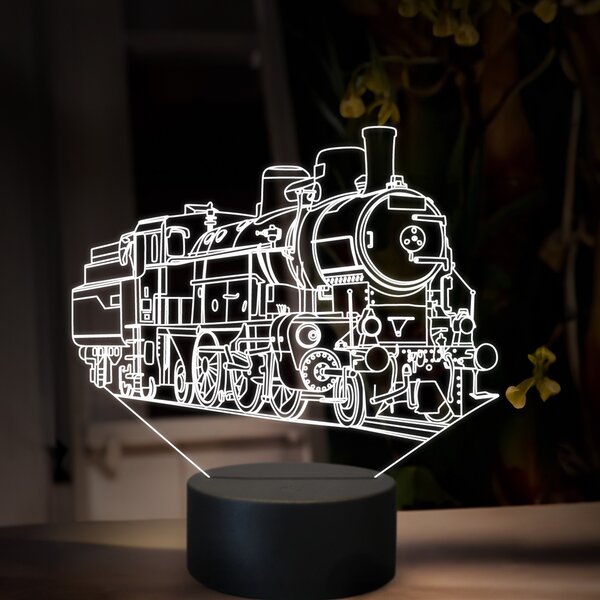 Beling 3D lampa, Parný rušeň 354.7, 16 farebná, SXR65