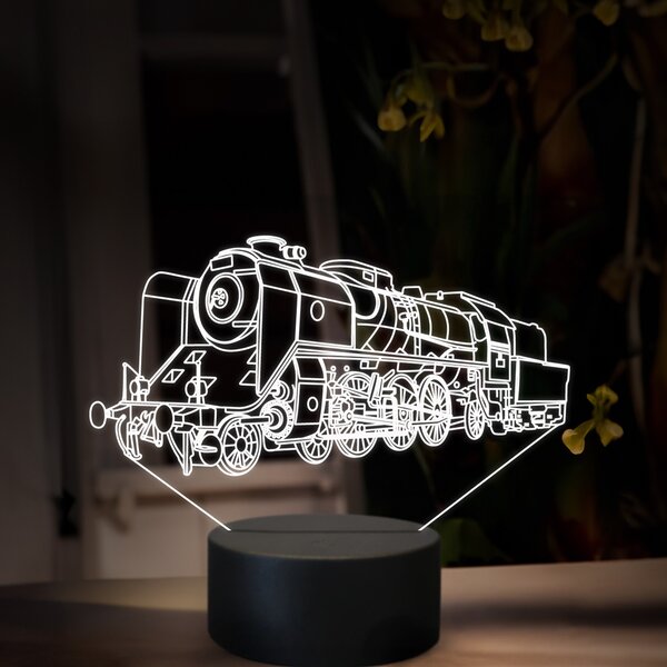 Beling 3D lampa, Parný rušeň 387.0 ''Mikádo'', 16 farebná, SXR66