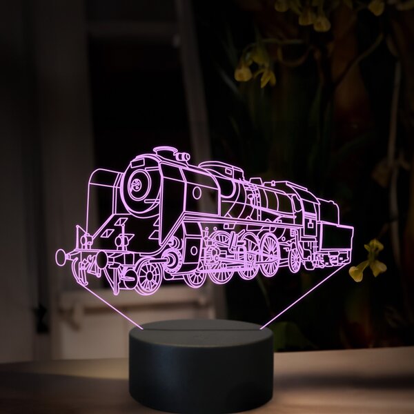 Beling 3D lampa, Parný rušeň 387.0 ''Mikádo'', 16 farebná, SXR66