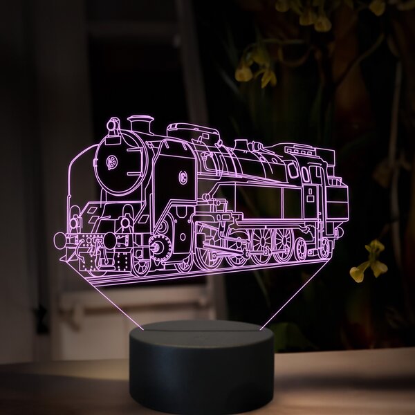 Beling 3D lampa, Parný rušeň 464.1, 16 farebná, SXR69