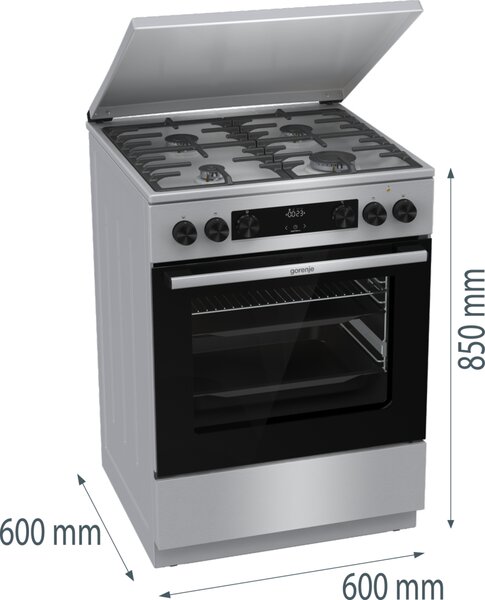 Gorenje GKS6C71XF - Sporák kombinovaný