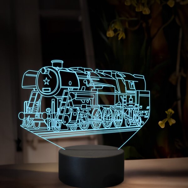 Beling 3D lampa, Parný rušeň 464.2 Rosnička, 16 farebná, SXR68