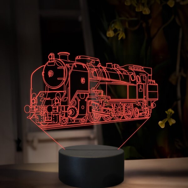 Beling 3D lampa, Parný rušeň 464.1, 16 farebná, SXR69