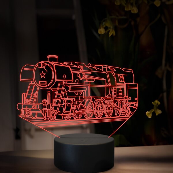 Beling 3D lampa, Parný rušeň 464.2 Rosnička, 16 farebná, SXR68
