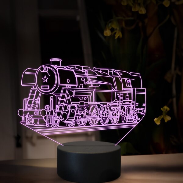 Beling 3D lampa, Parný rušeň 464.2 Rosnička, 16 farebná, SXR68