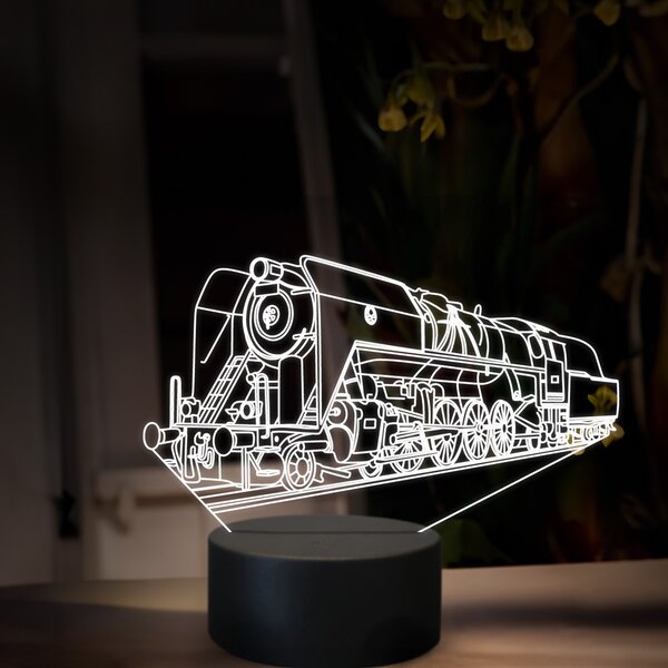 Beling 3D lampa, Parný rušeň 475.1-Šlachtična, 16 farebná, SXR70