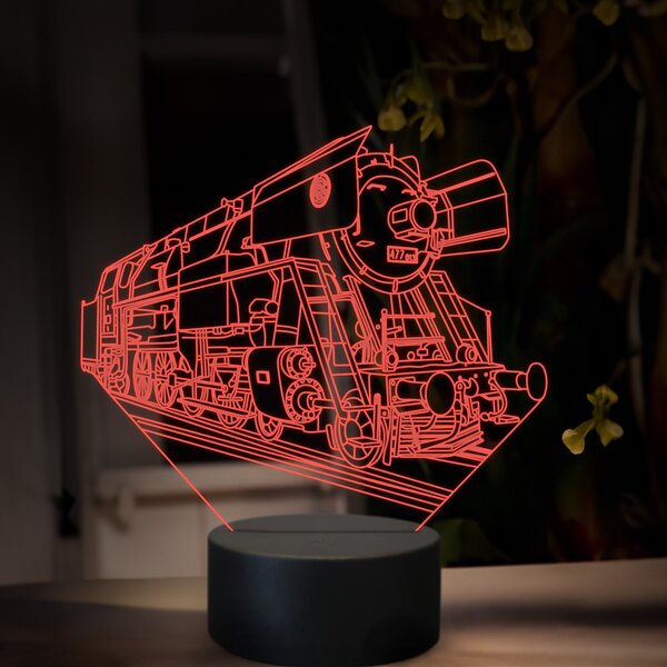 Beling 3D lampa, Parný rušeň 477.0-''Papagáj'', 16 farebná, SXR71
