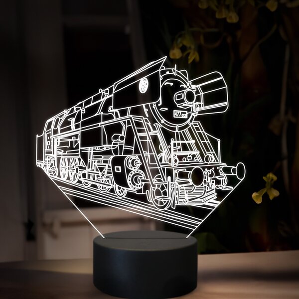 Beling 3D lampa, Parný rušeň 477.0-''Papagáj'', 16 farebná, SXR71