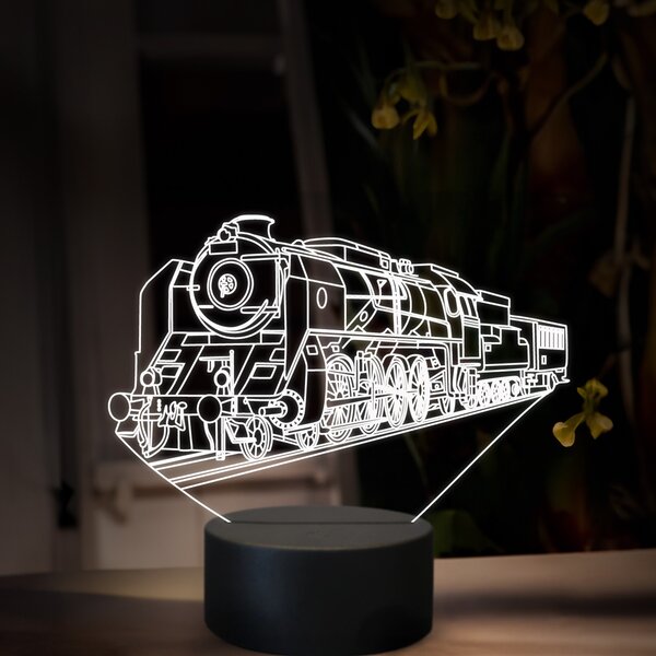 Beling 3D lampa, Parný rušeň 486.0-''Zelený Anton'', 16 farebná, SXR72