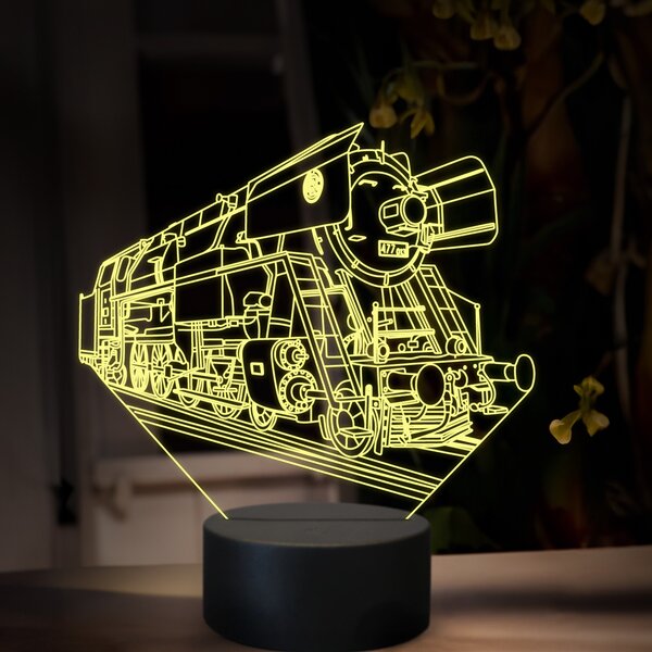 Beling 3D lampa, Parný rušeň 477.0-''Papagáj'', 16 farebná, SXR71