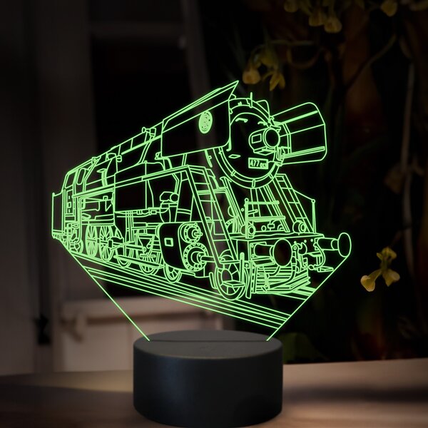Beling 3D lampa, Parný rušeň 477.0-''Papagáj'', 16 farebná, SXR71